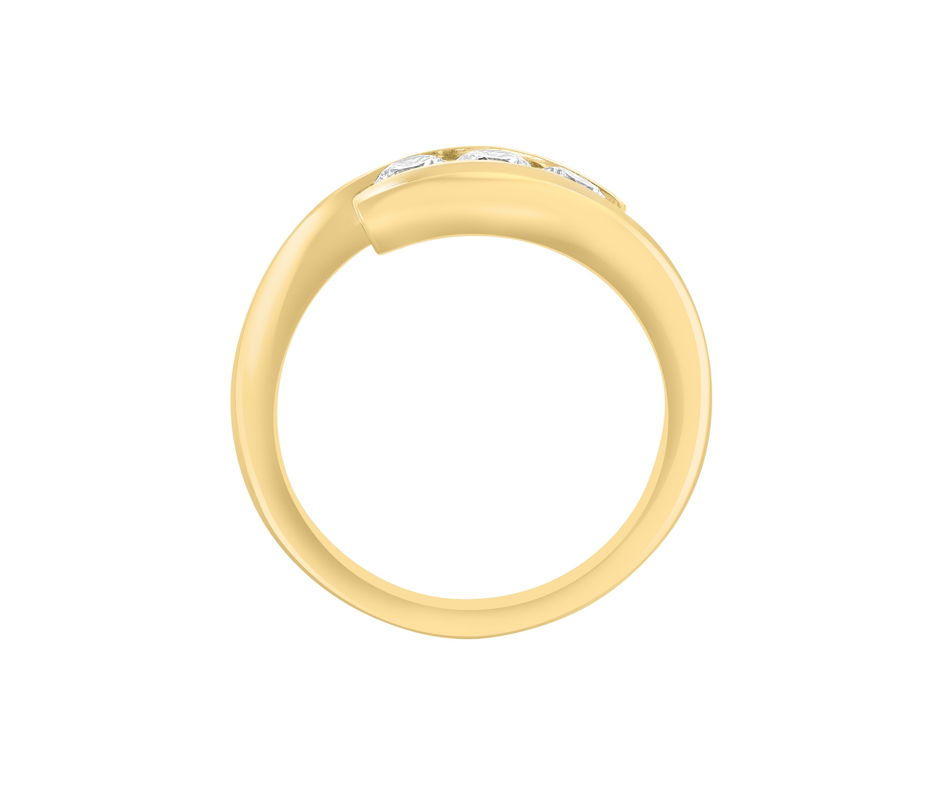  14K Yellow Gold Diamond Ring 