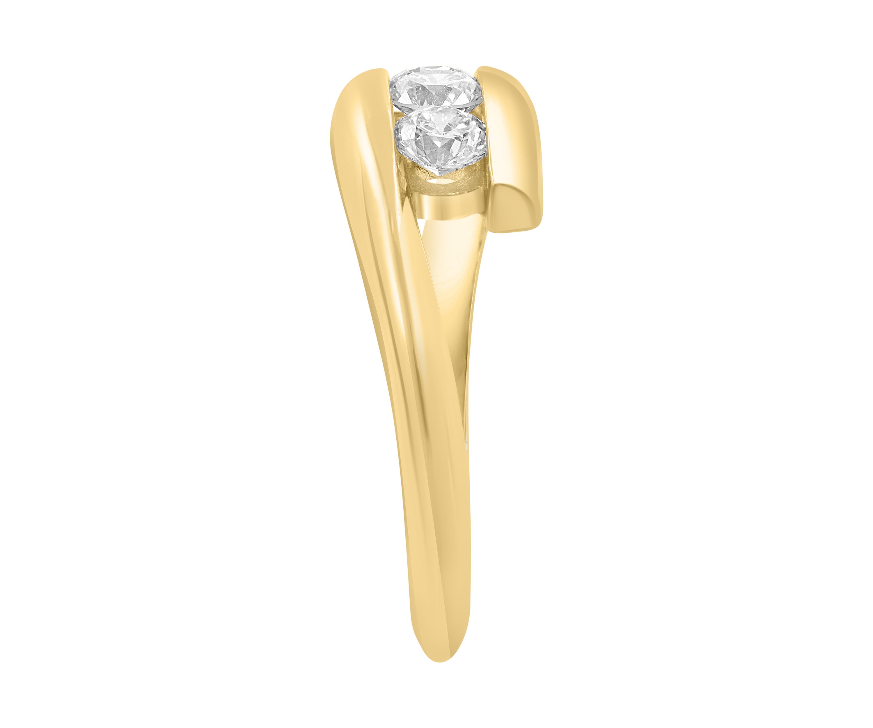  14K Yellow Gold Diamond Ring 