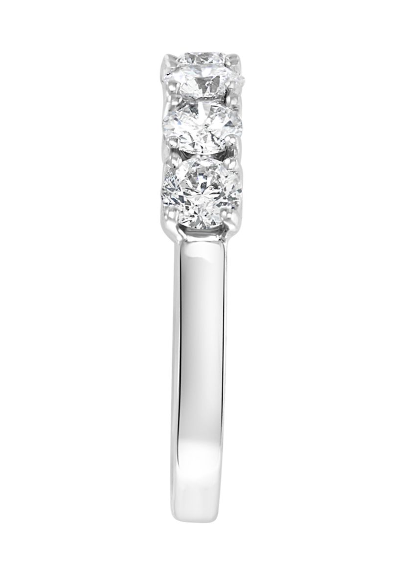  1.37 ct. t.w. Diamond Anniversary Band in 14k White Gold 