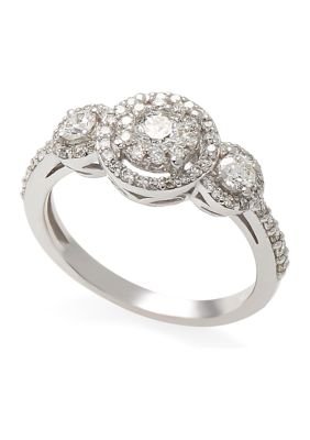 Effy 3/4 Ct. T.w. Diamond Ring In 14K White Gold