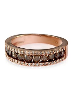 Effy 7/8 Ct. T.w. Diamond Ring In 14K Rose Gold