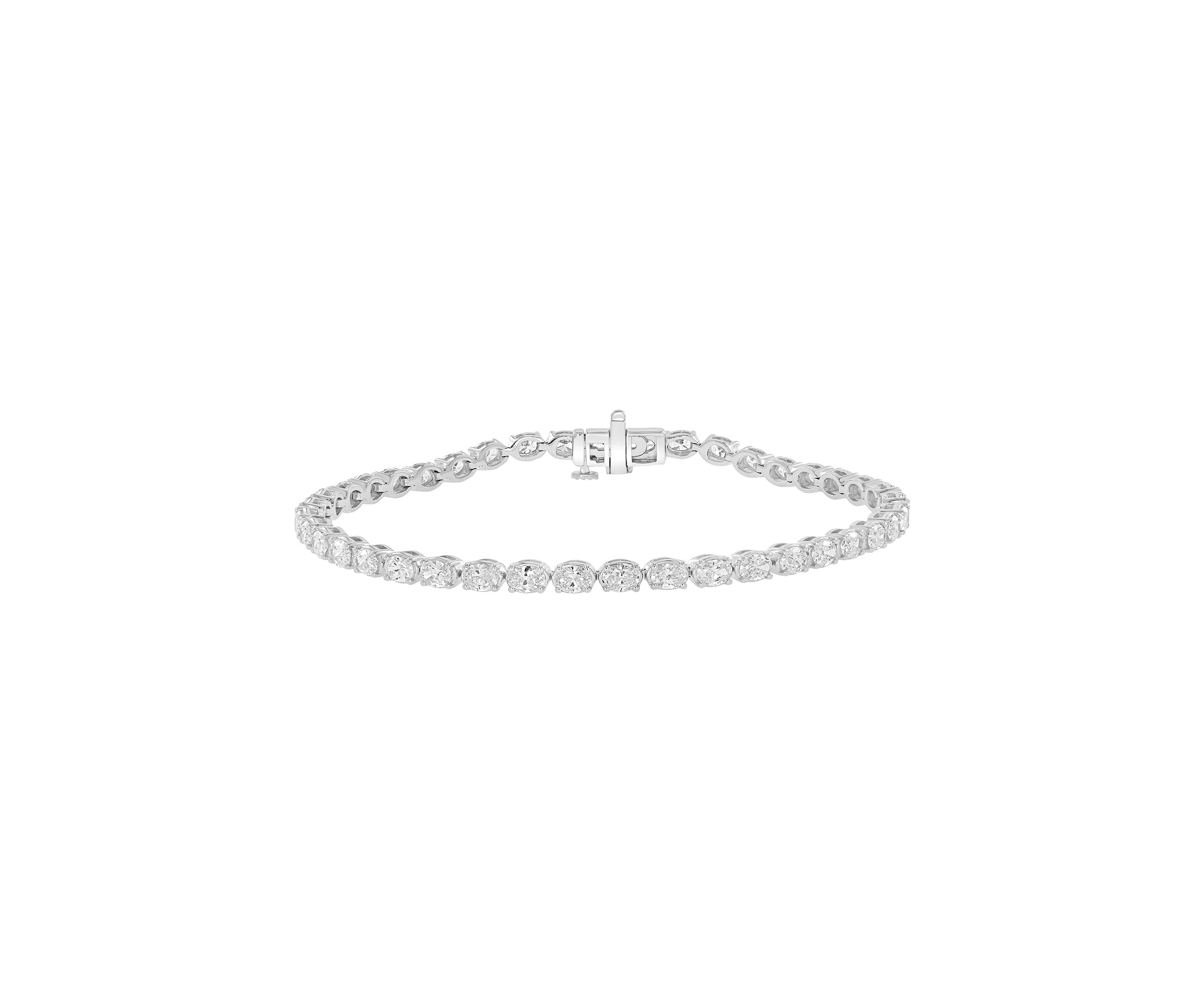3.94 ct. t.w. Lab Grown Diamond Bracelet in 14K White Gold 