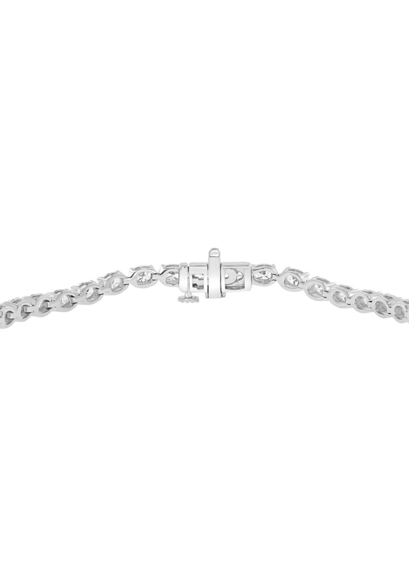 3.94 ct. t.w. Lab Grown Diamond Bracelet in 14K White Gold 