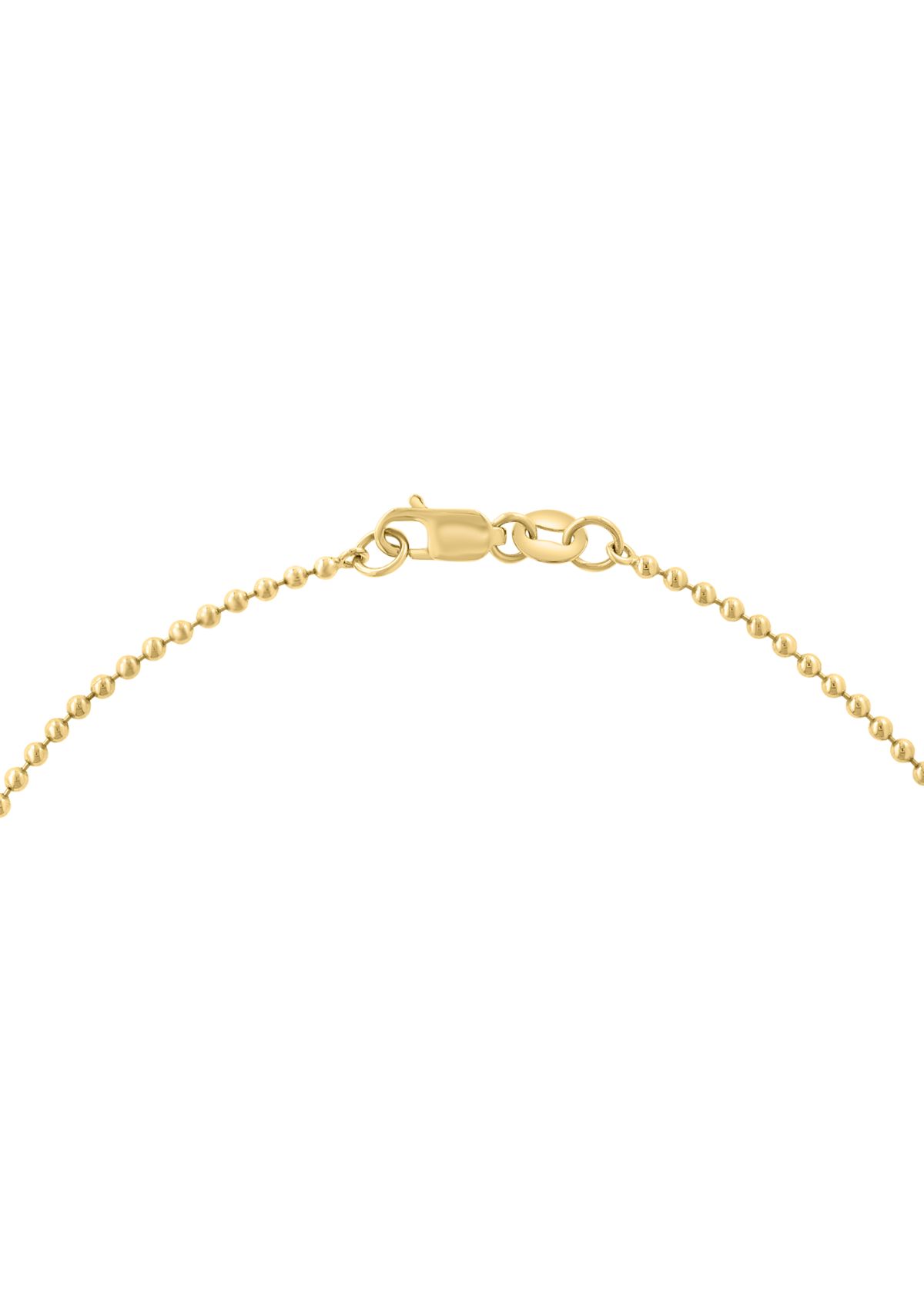 14K Yellow Gold Lab Grown Diamond Bracelet