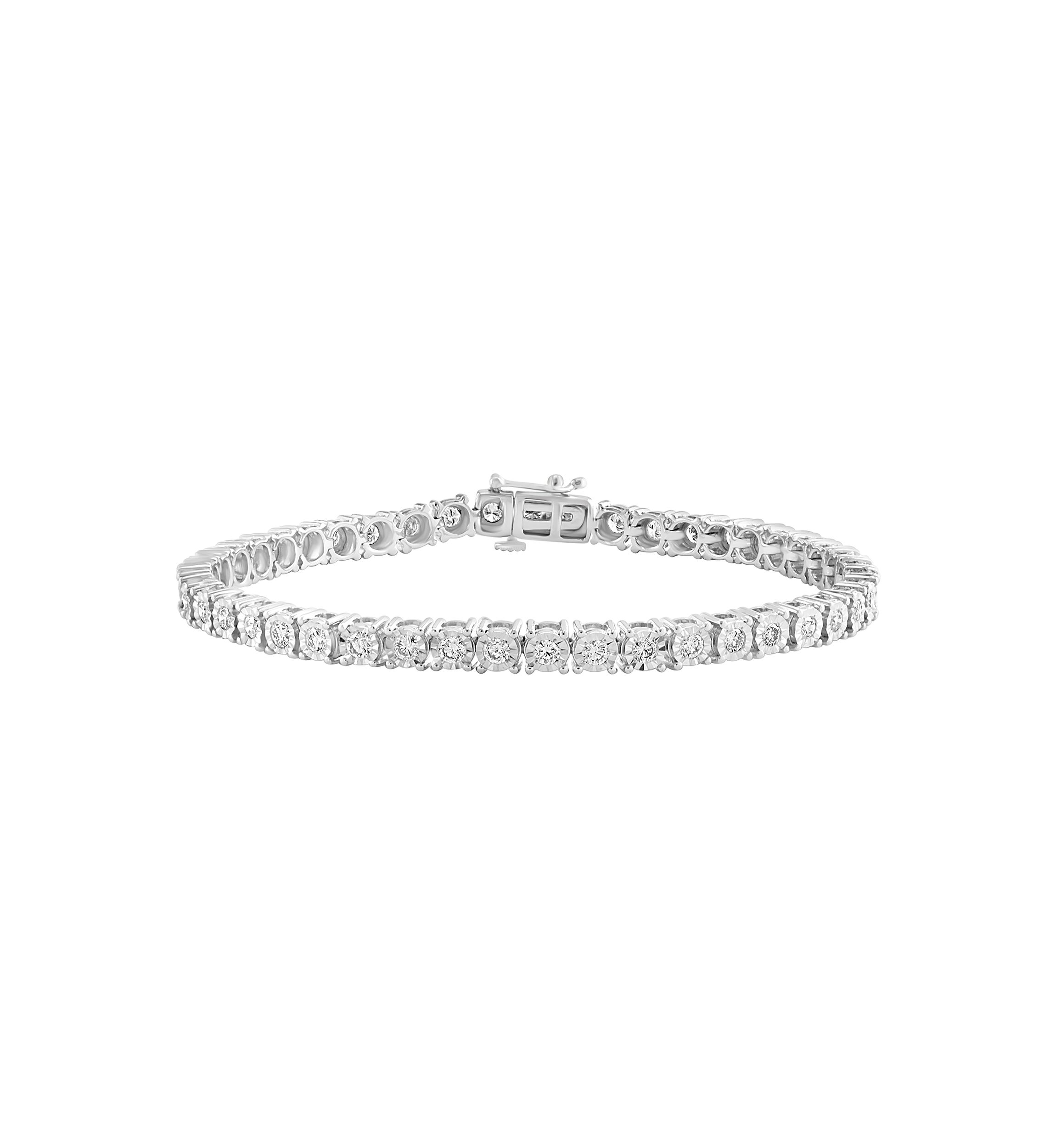 2 ct. t.w. Diamond Tennis Bracelet in 14K White Gold
