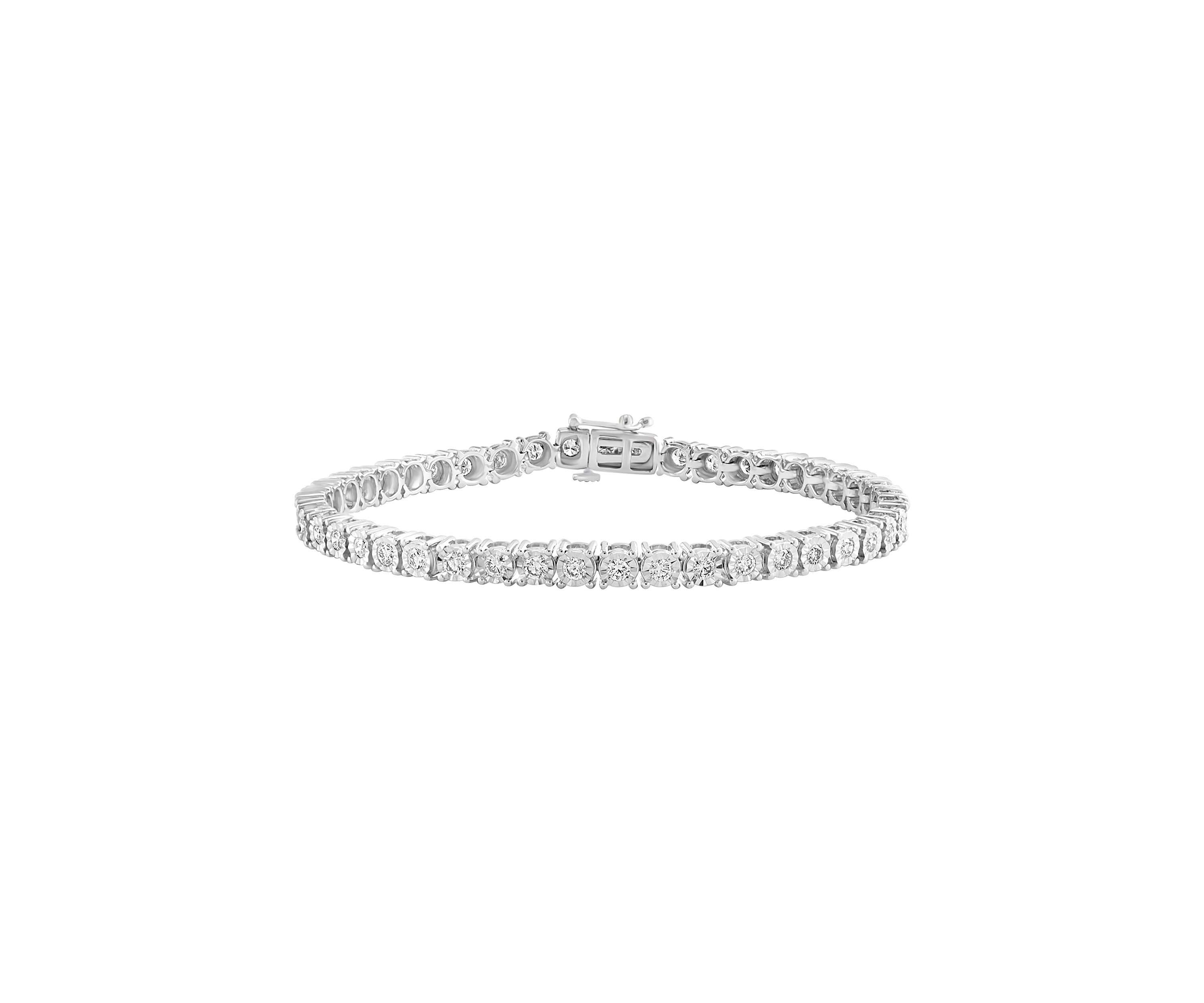 2 ct. t.w. Diamond Tennis Bracelet in 14K White Gold