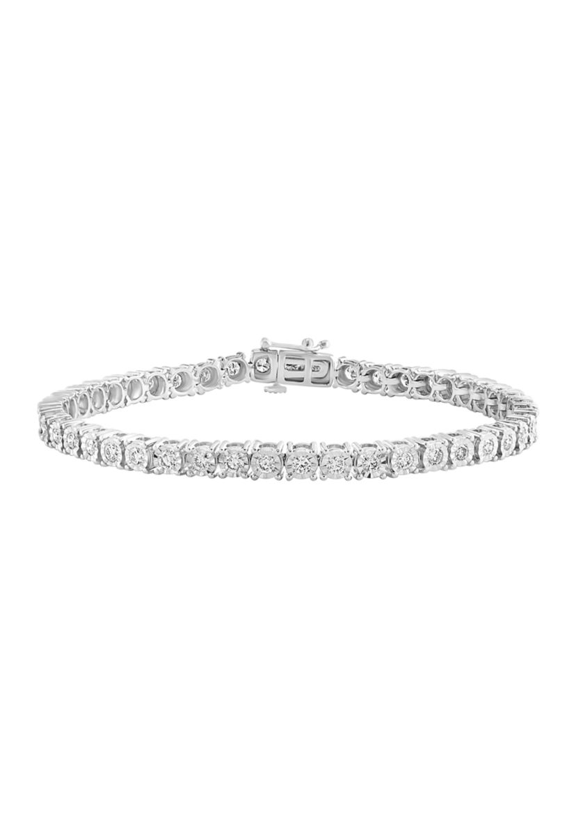 2 ct. t.w. Diamond Tennis Bracelet in 14K White Gold