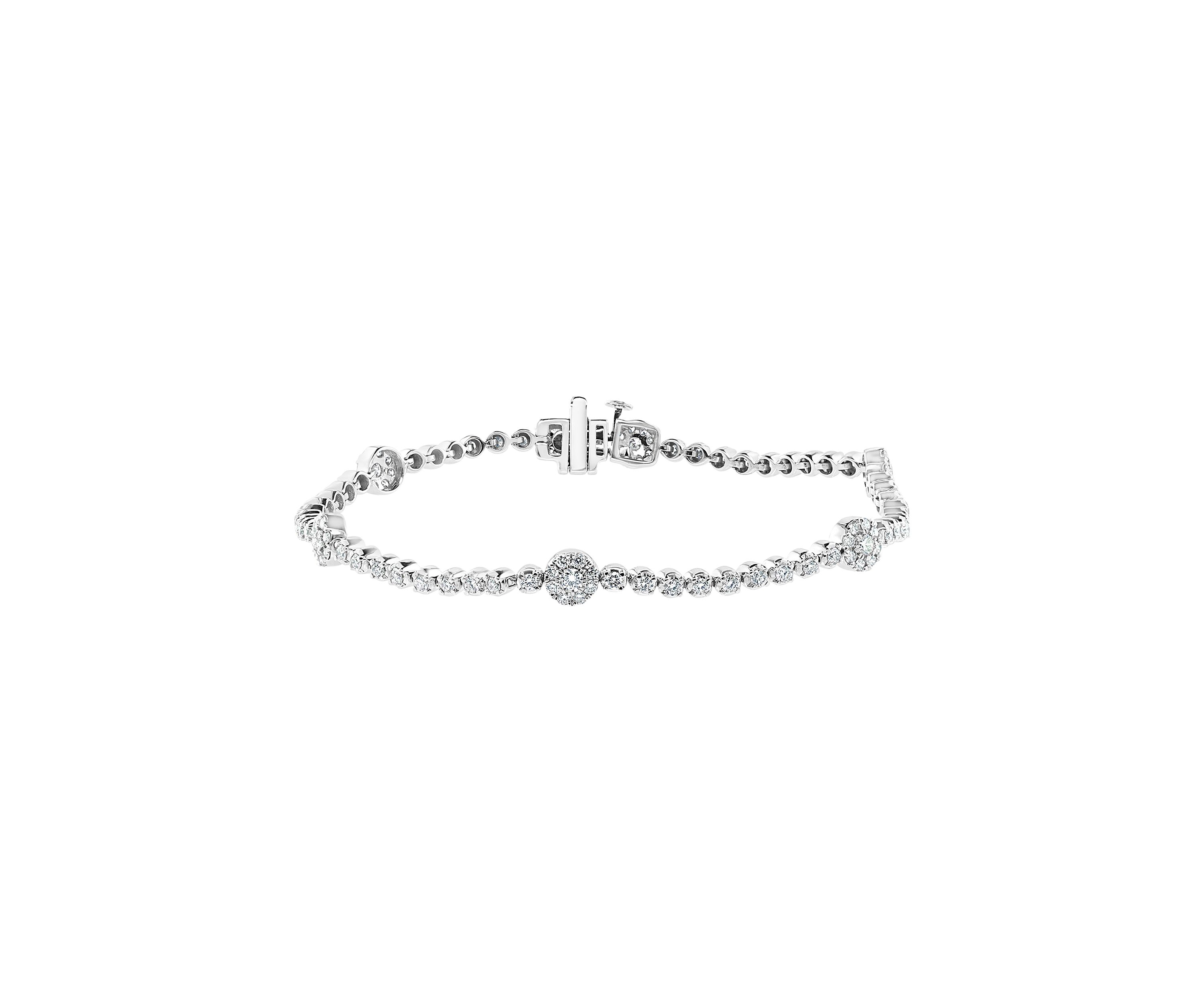  1.77 ct. t.w. Diamond Bracelet in 14K White Gold 