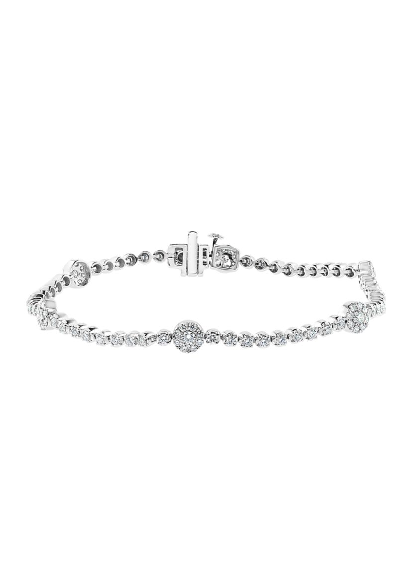  1.77 ct. t.w. Diamond Bracelet in 14K White Gold 