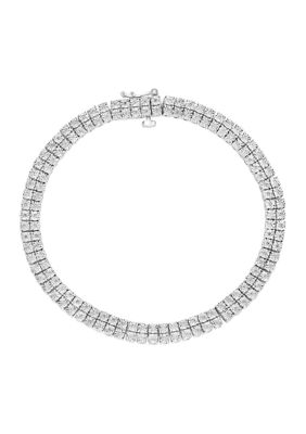 Effy 1/2 Ct. T.w. Diamond Tennis Bracelet In Sterling Silver