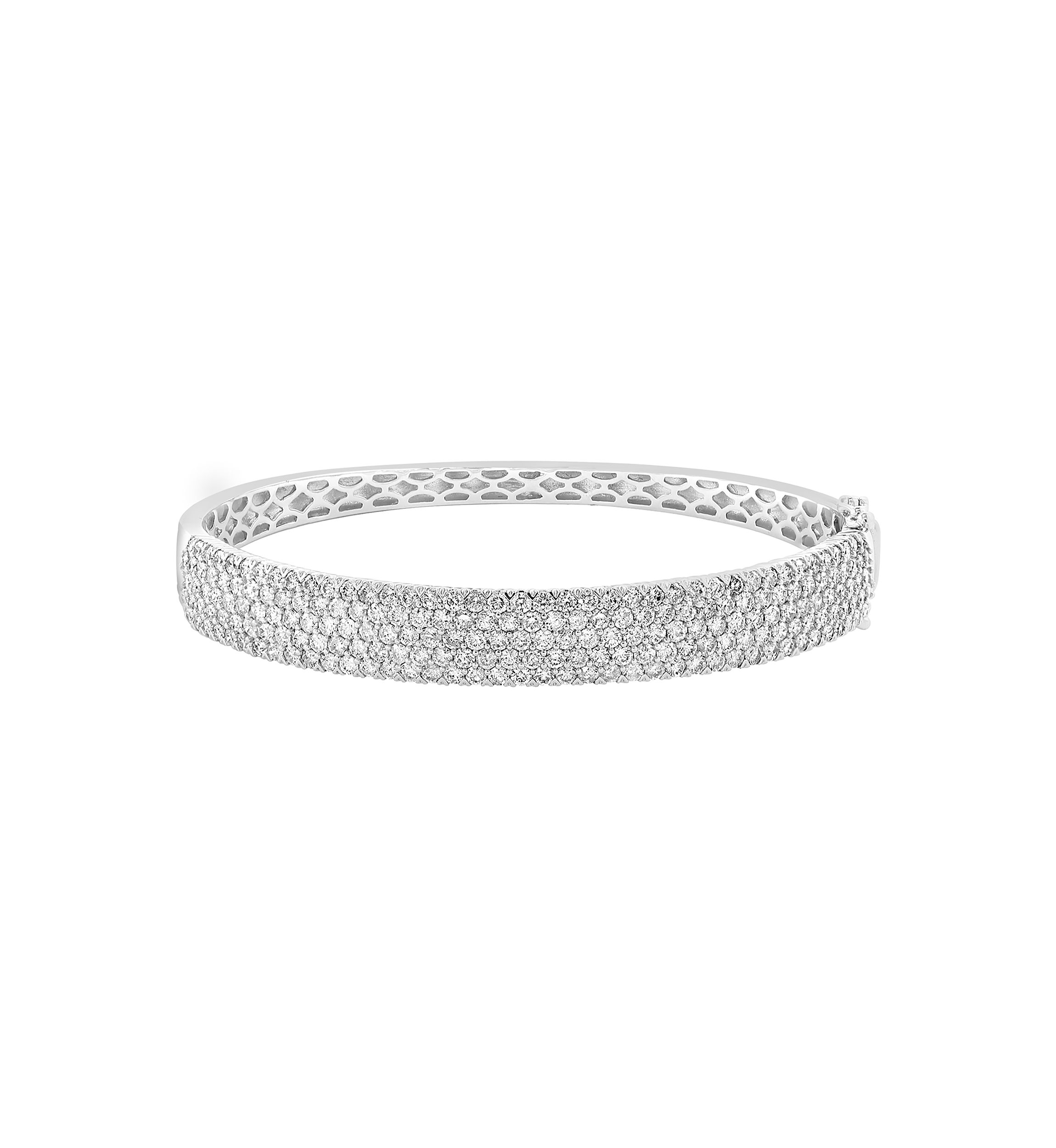 4.9 ct. t.w. Lab Grown Diamond Bangle Bracelet in 14K White Gold