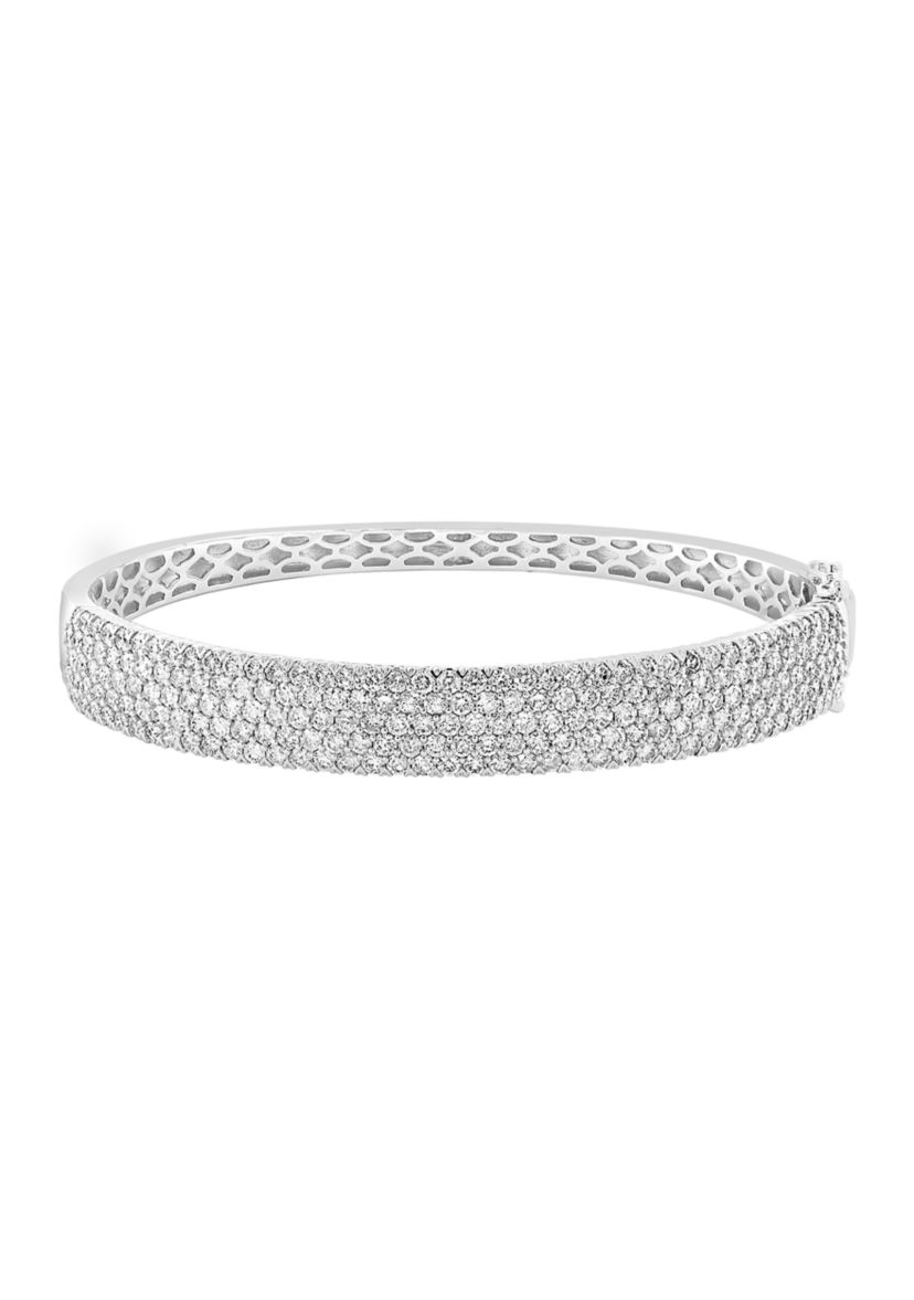 4.9 ct. t.w. Lab Grown Diamond Bangle Bracelet in 14K White Gold