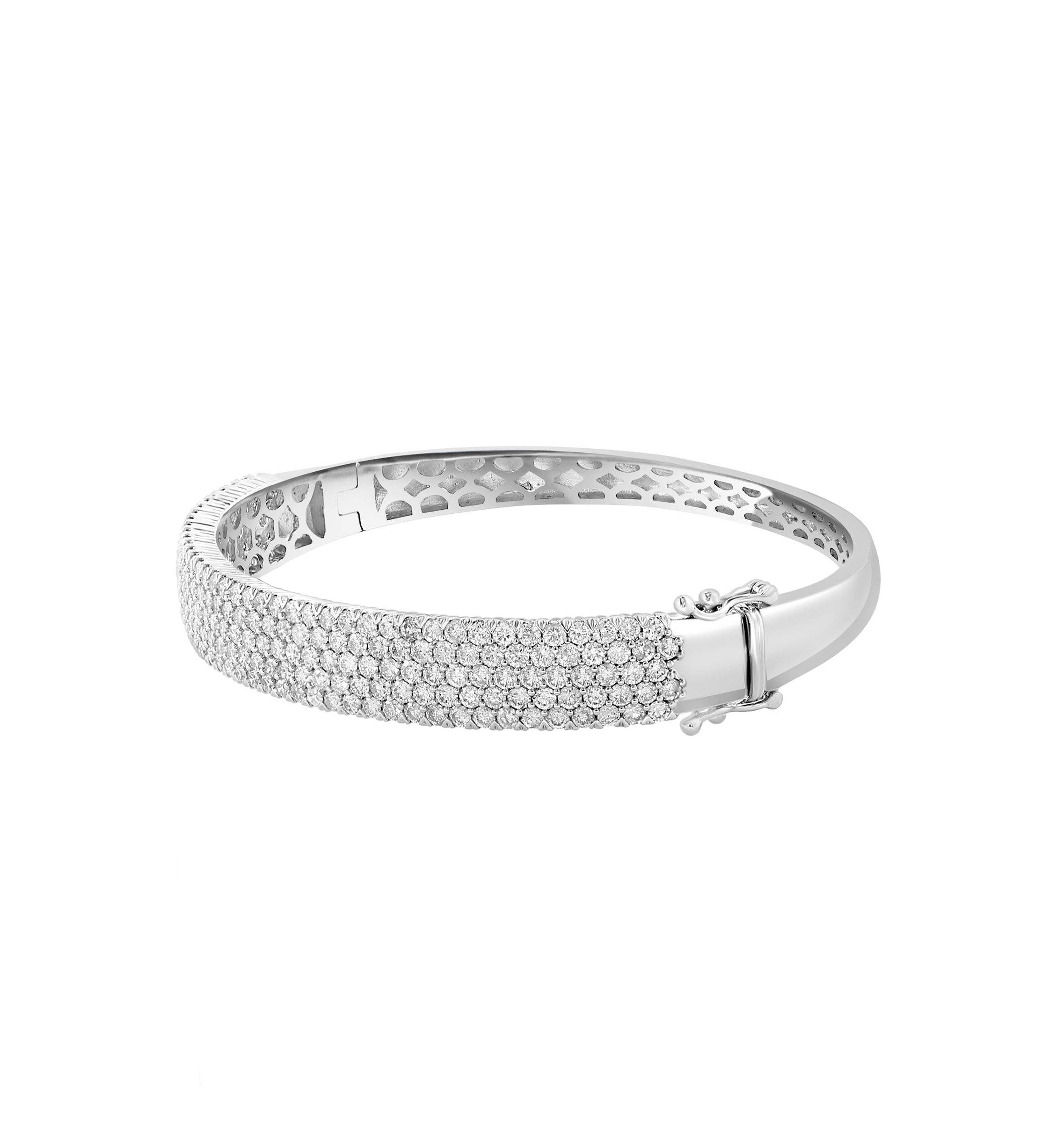 4.9 ct. t.w. Lab Grown Diamond Bangle Bracelet in 14K White Gold