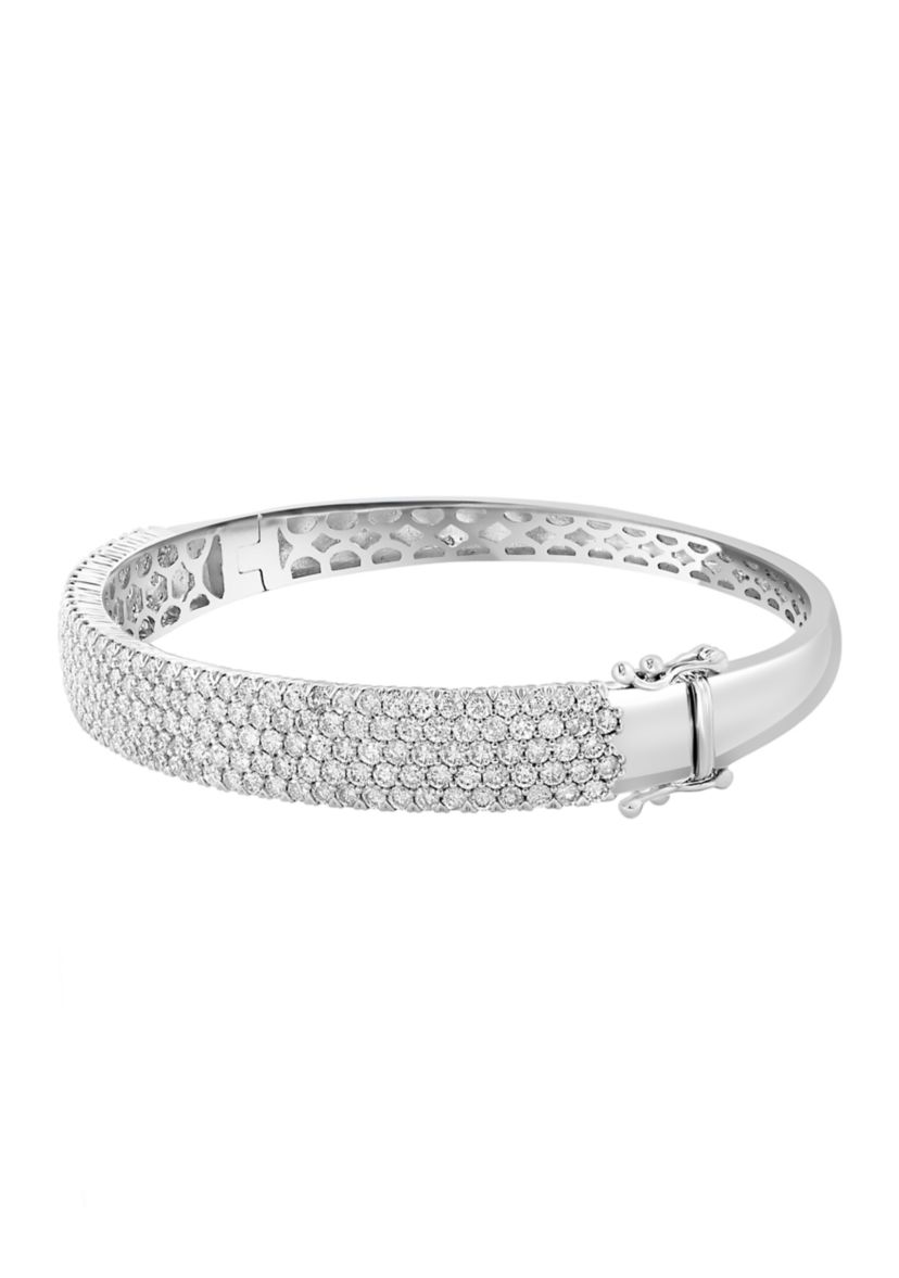 4.9 ct. t.w. Lab Grown Diamond Bangle Bracelet in 14K White Gold