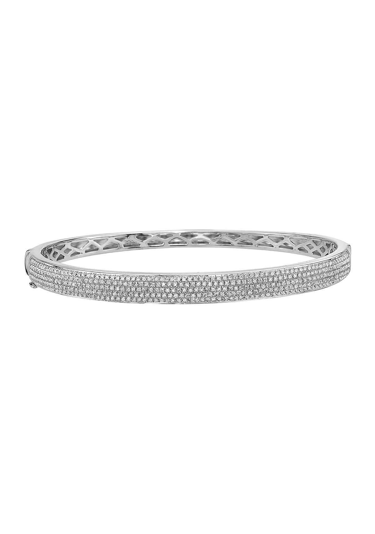 3/4 ct. t.w. Diamond Bracelet in Sterling Silver 