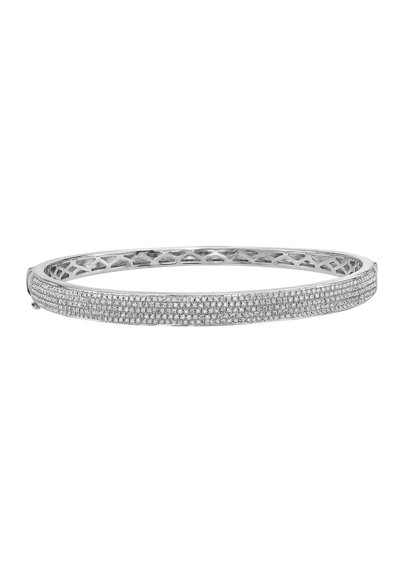 3/4 ct. t.w. Diamond Bracelet in Sterling Silver 