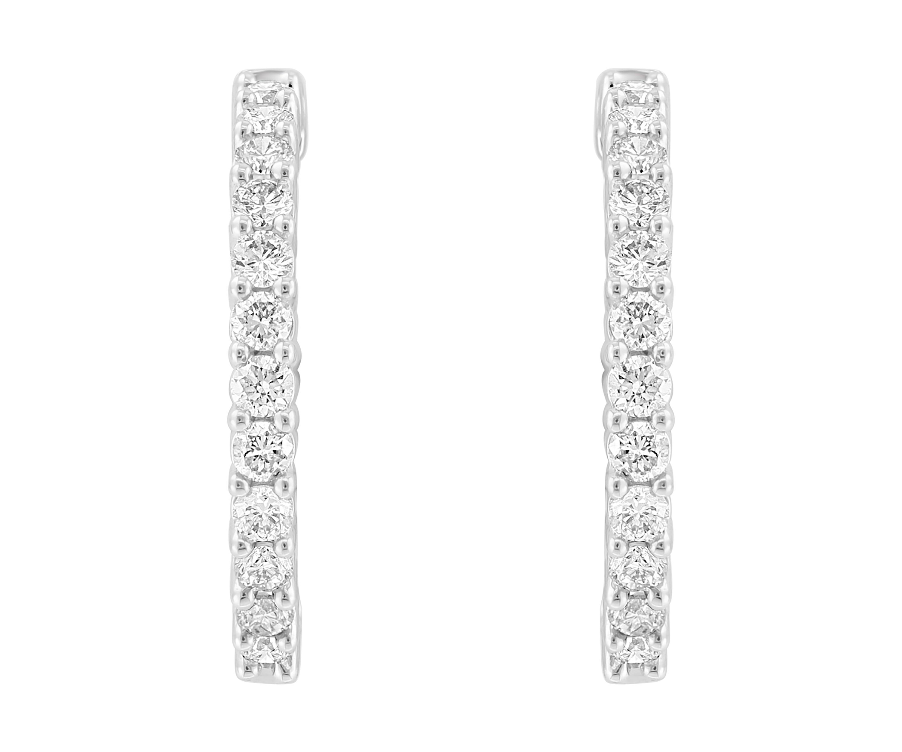 1.96 ct. t.w. Lab Grown Diamond Earrings in 14K White Gold