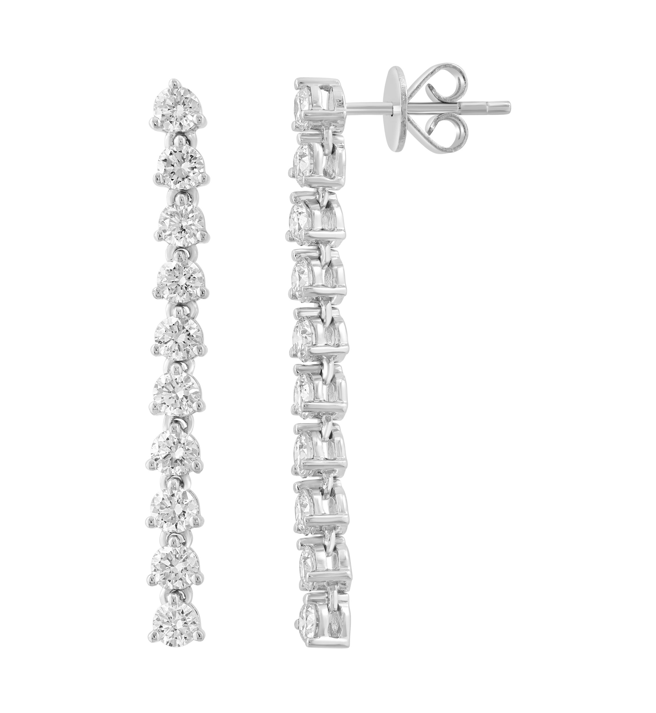 1.85 ct. t.w. Lab Grown Diamond Earrings in 14K White Gold