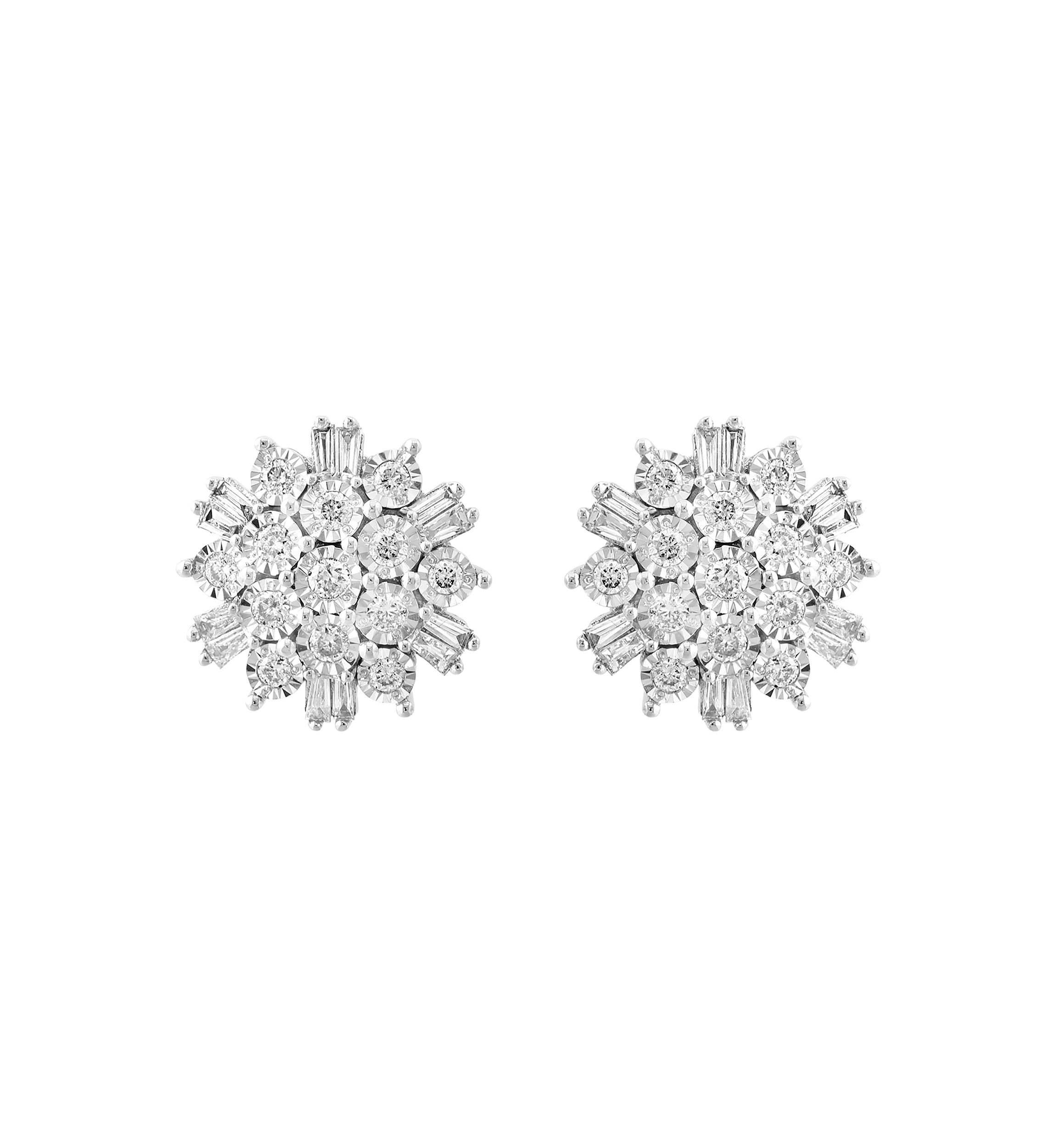 1/3 ct. t.w. Lab Grown Diamond Stud Earrings in Sterling Silver