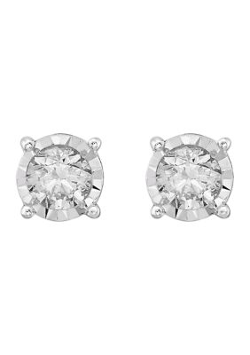 Effy 5/8 Ct. T.w. Diamond Stud Earrings In 14K White Gold