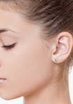 1/2 ct. t.w. Diamond Earrings in 14K White Gold