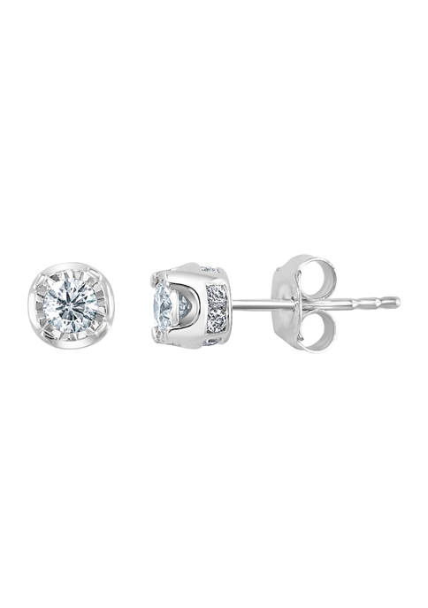 Effy® 1/2 ct. t.w. Diamond Earrings in Sterling