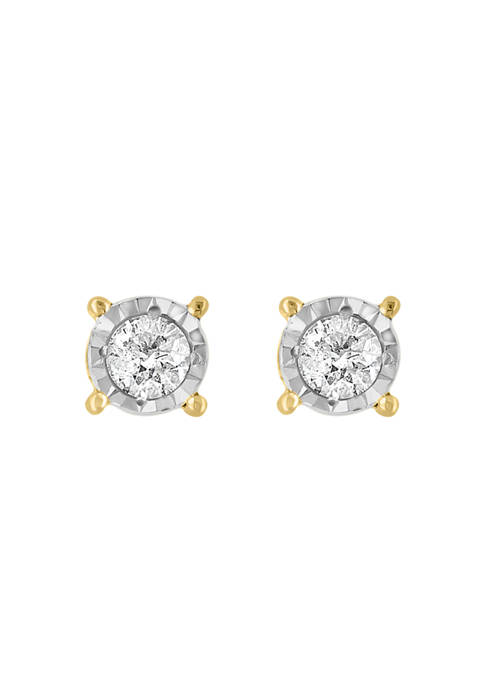 Effy® 1/5 ct. t.w. Diamond Earrings in Gold