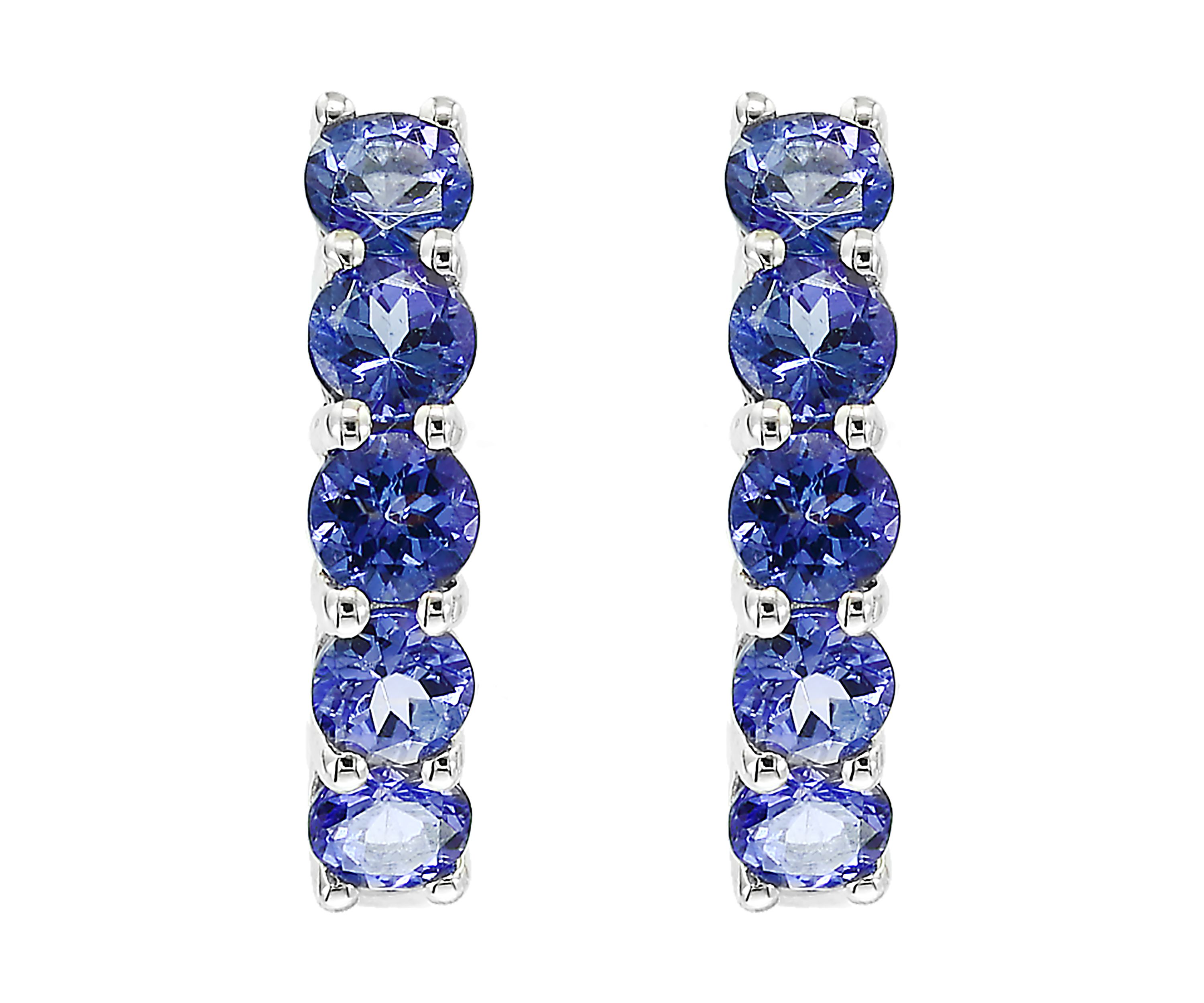 2.66 ct. t.w. Tanzanite Earrings in Sterling Silver
