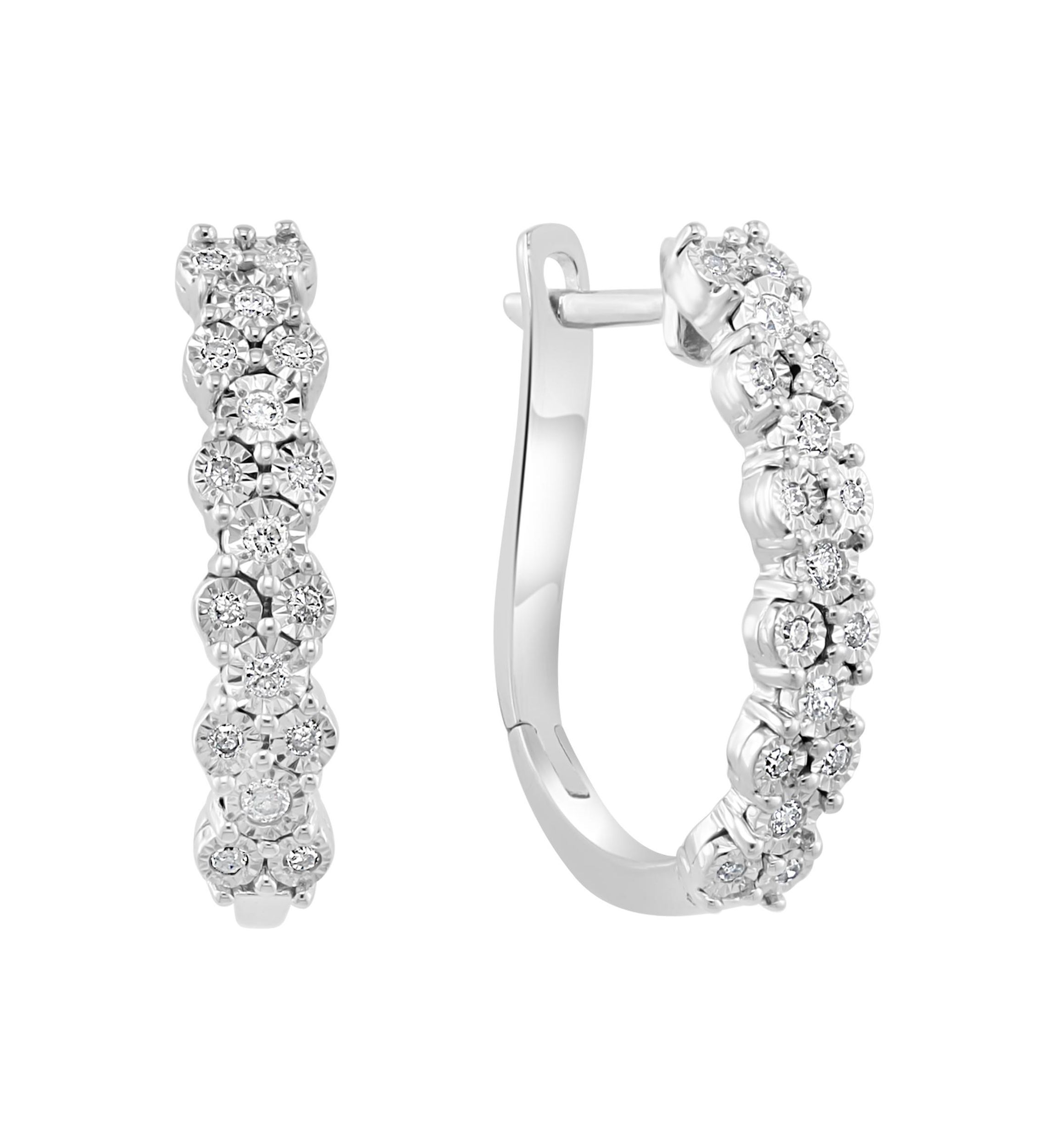 1/4 ct. t.w. Diamond Earrings in Sterling Silver