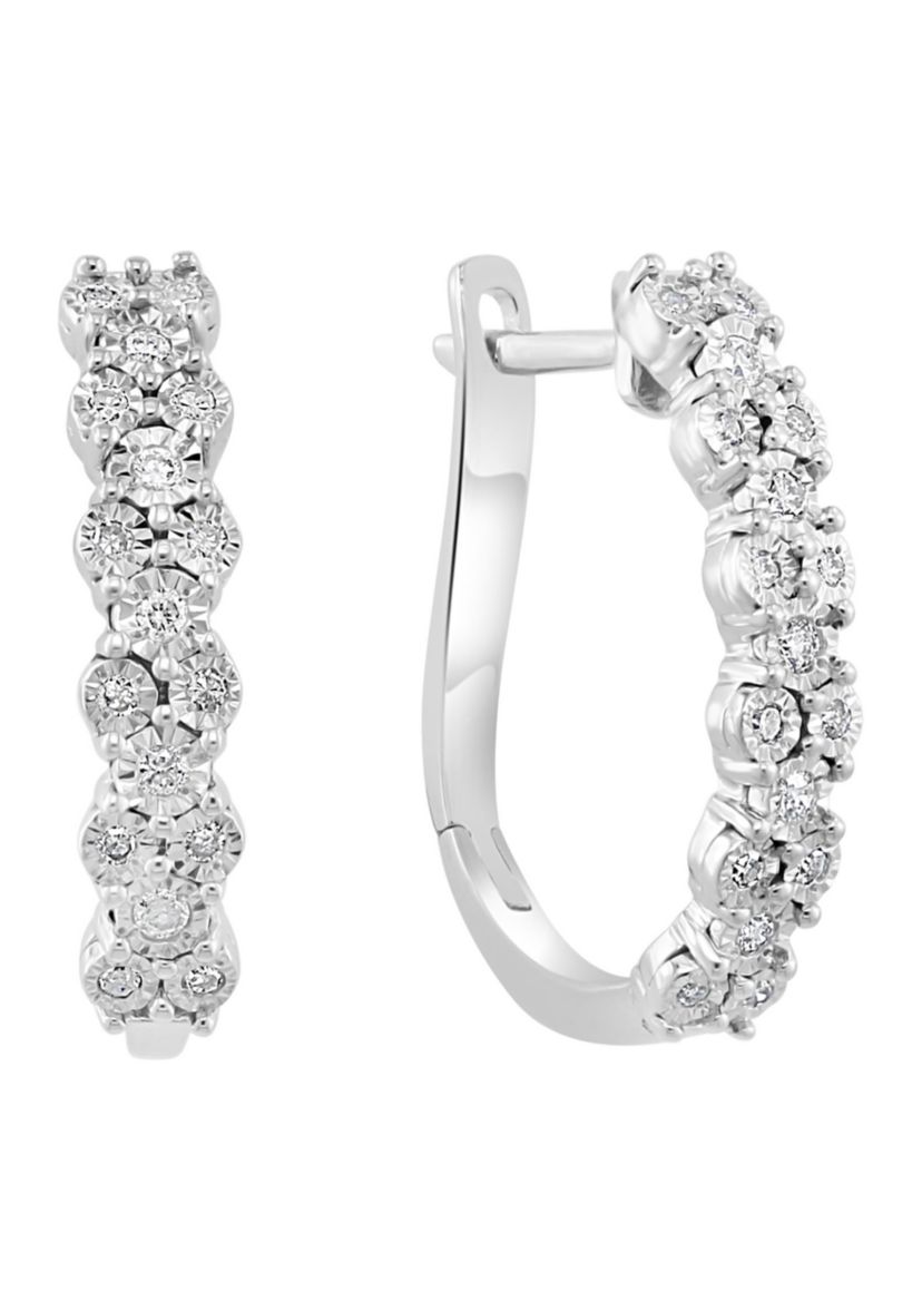 1/4 ct. t.w. Diamond Earrings in Sterling Silver