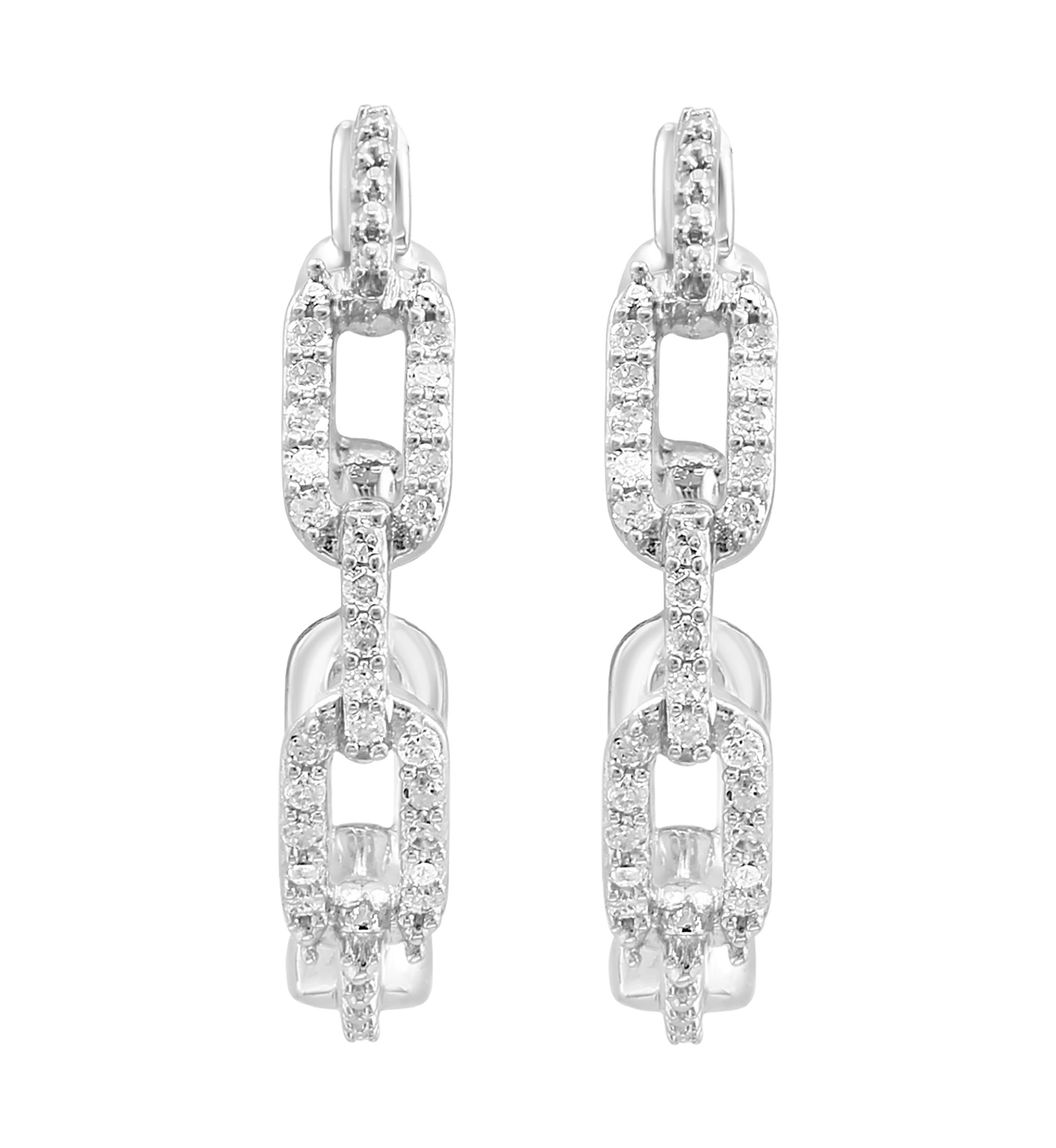 1/8 ct. t.w. Diamond Earrings in Sterling Silver