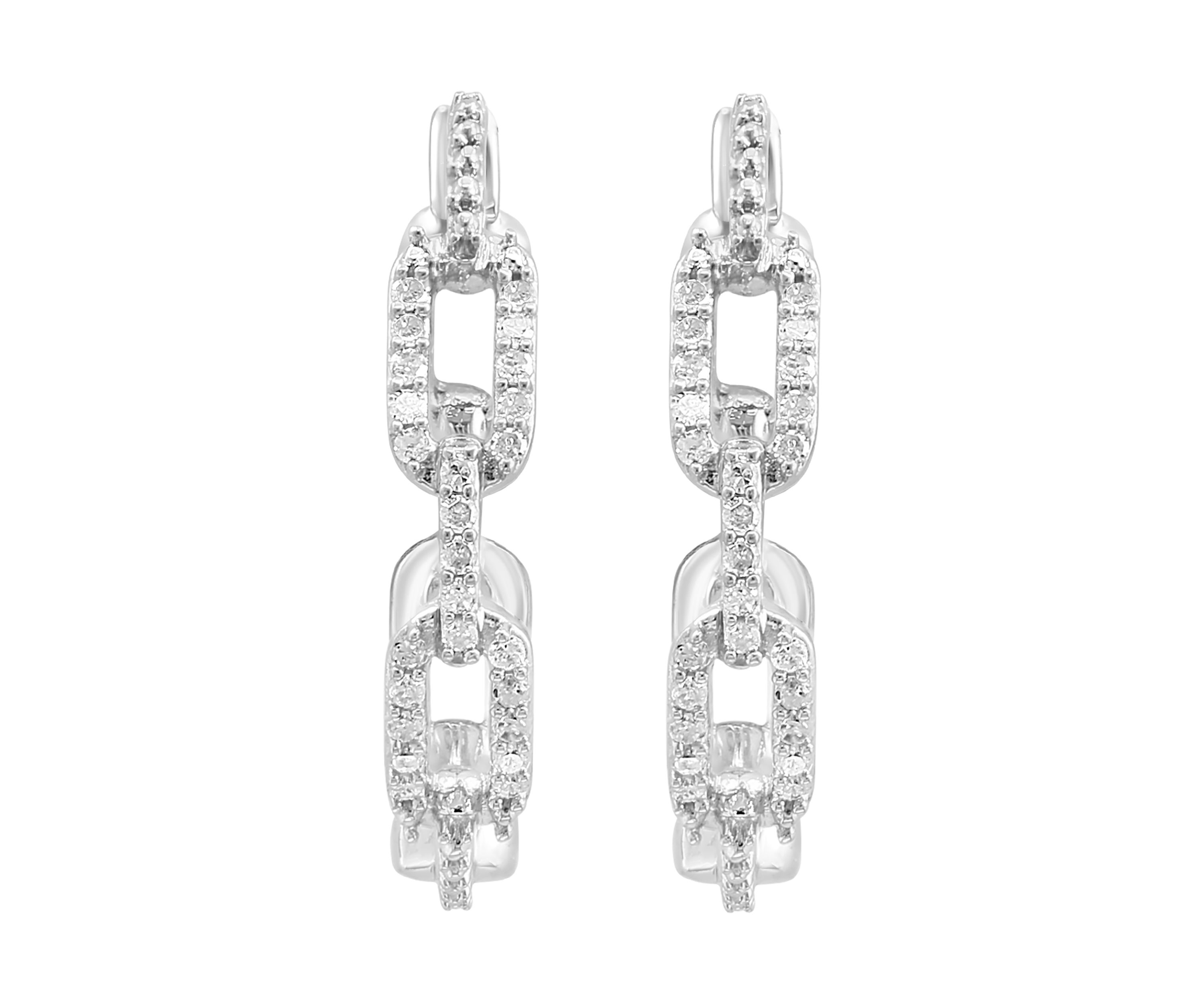 1/8 ct. t.w. Diamond Earrings in Sterling Silver