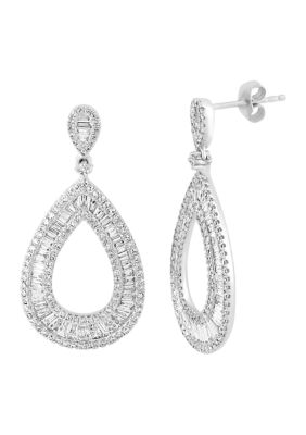 Effy 1.89 ct. t.w. Diamond Drop Earrings in 14K White Gold -  0191120803210