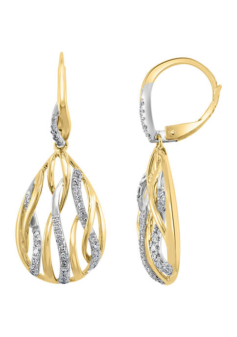 Effy® 1/3 ct. t.w. Diamond Drop Earrings in