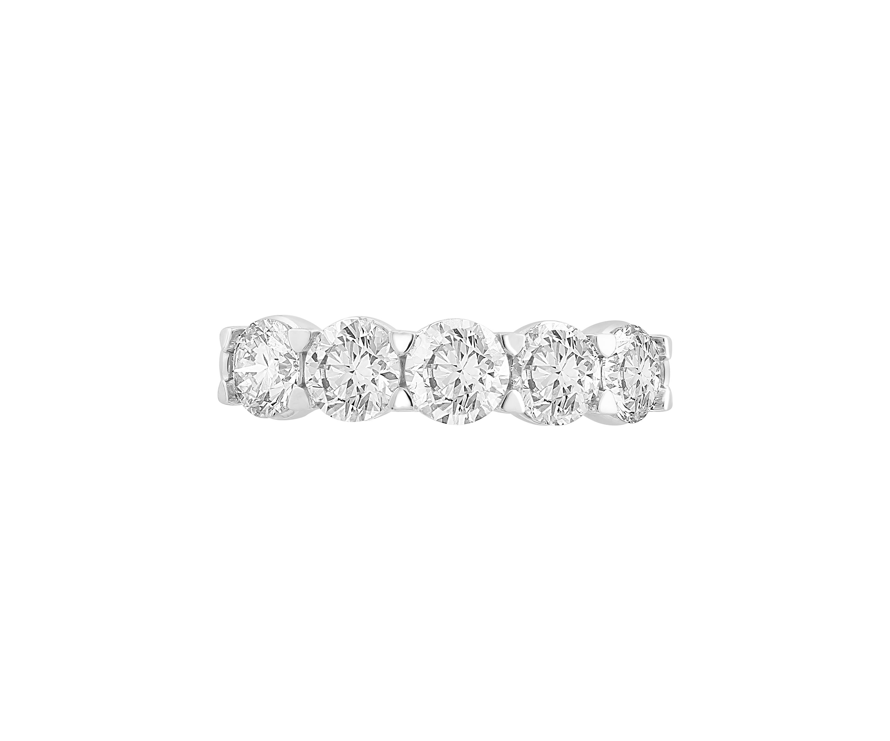  14K White Gold Lab Grown Diamond Ring