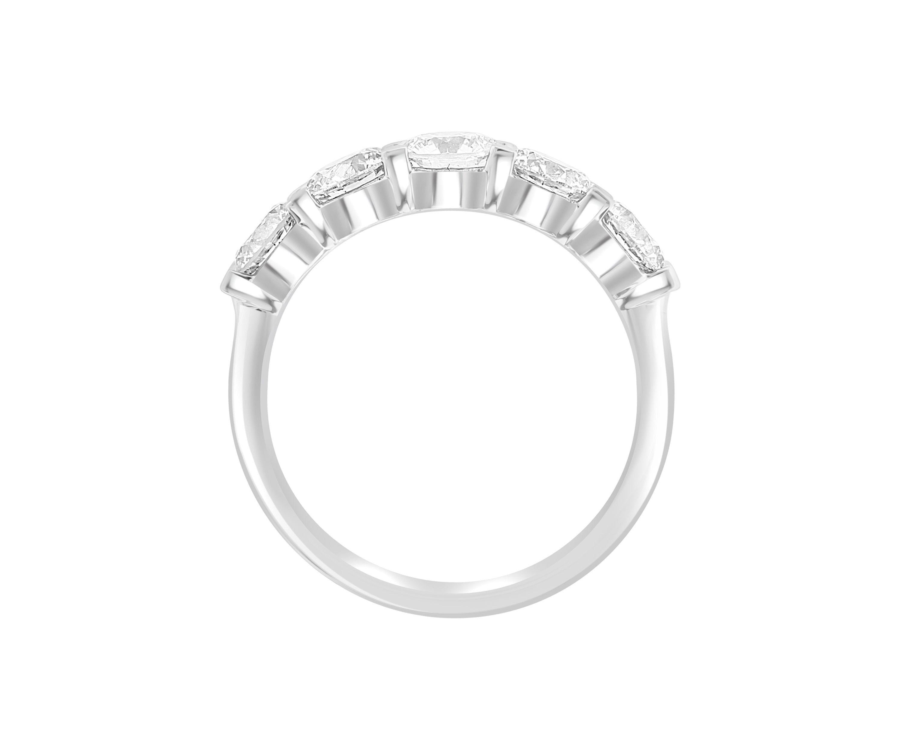  14K White Gold Lab Grown Diamond Ring