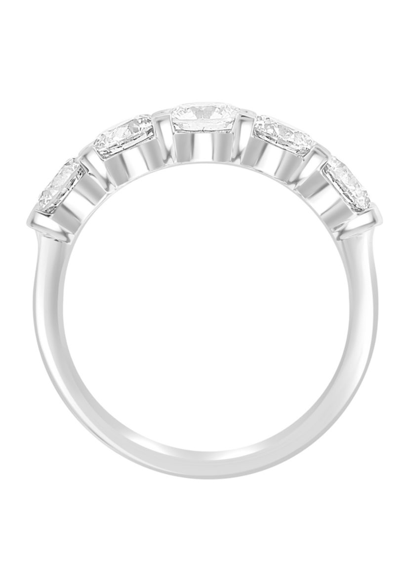  14K White Gold Lab Grown Diamond Ring