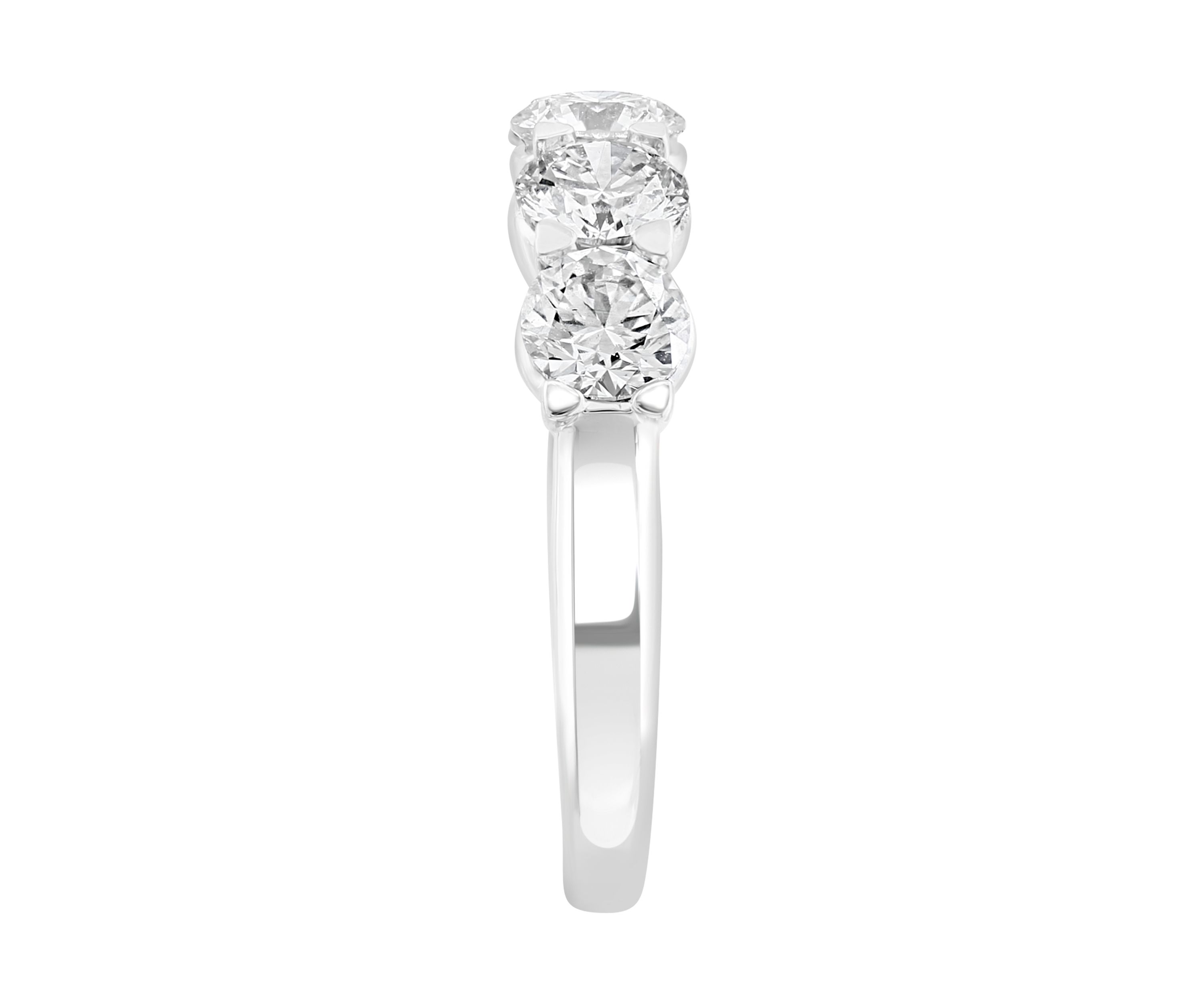  14K White Gold Lab Grown Diamond Ring