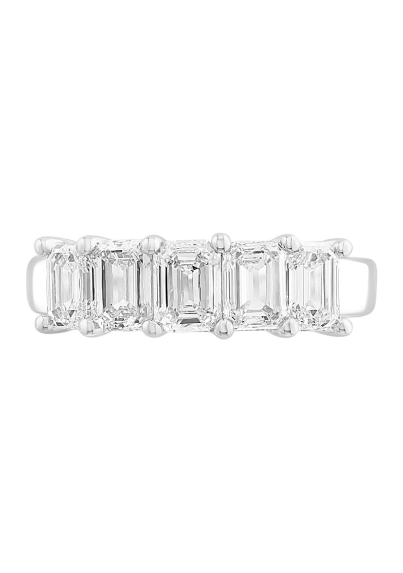 14K White Gold Lab Grown Diamond Ring