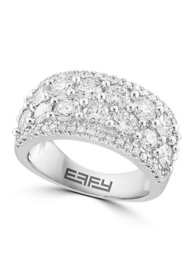 Effy 14K White Gold Lab Grown Diamond Ring