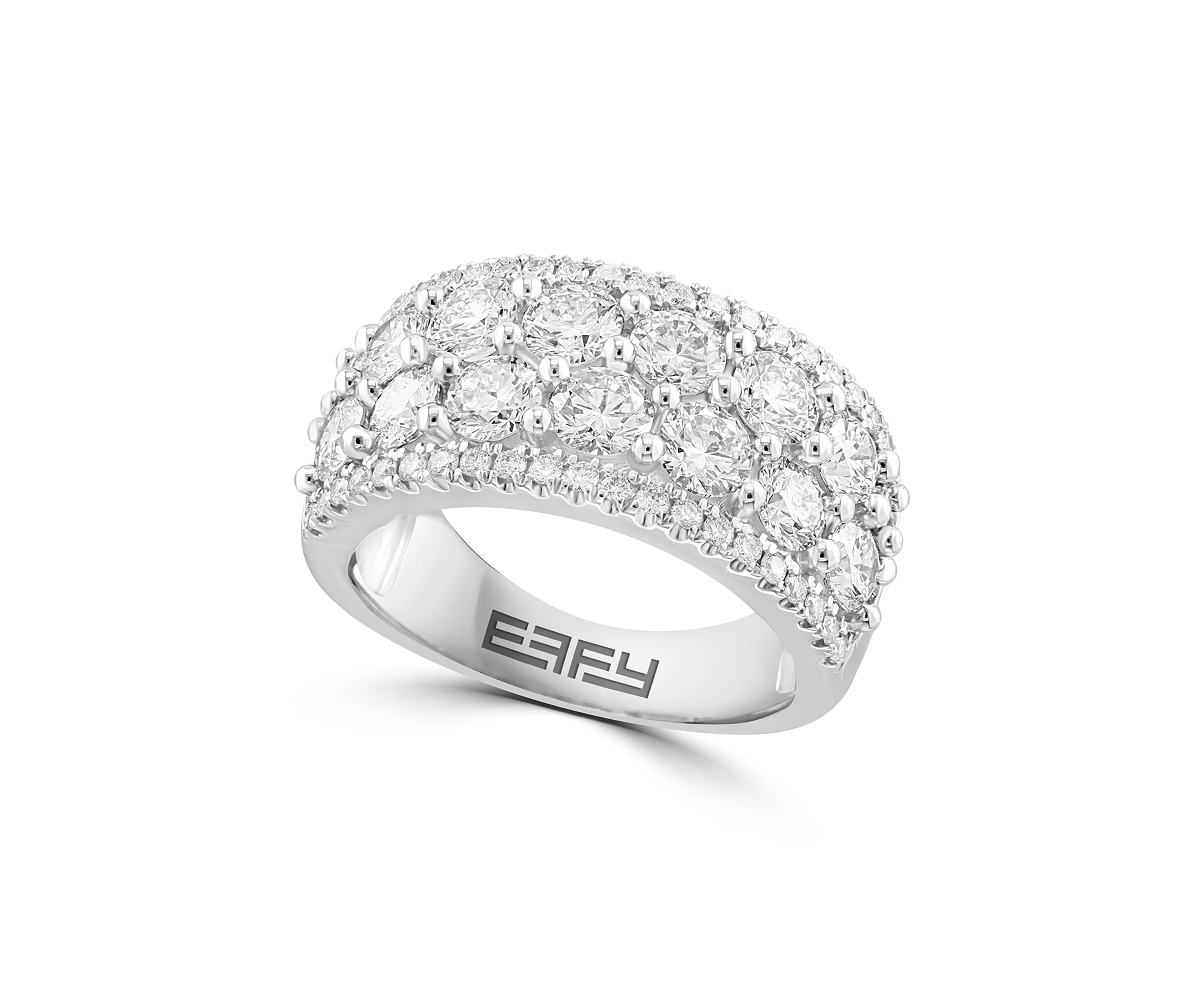   14K White Gold Lab Grown Diamond Ring 