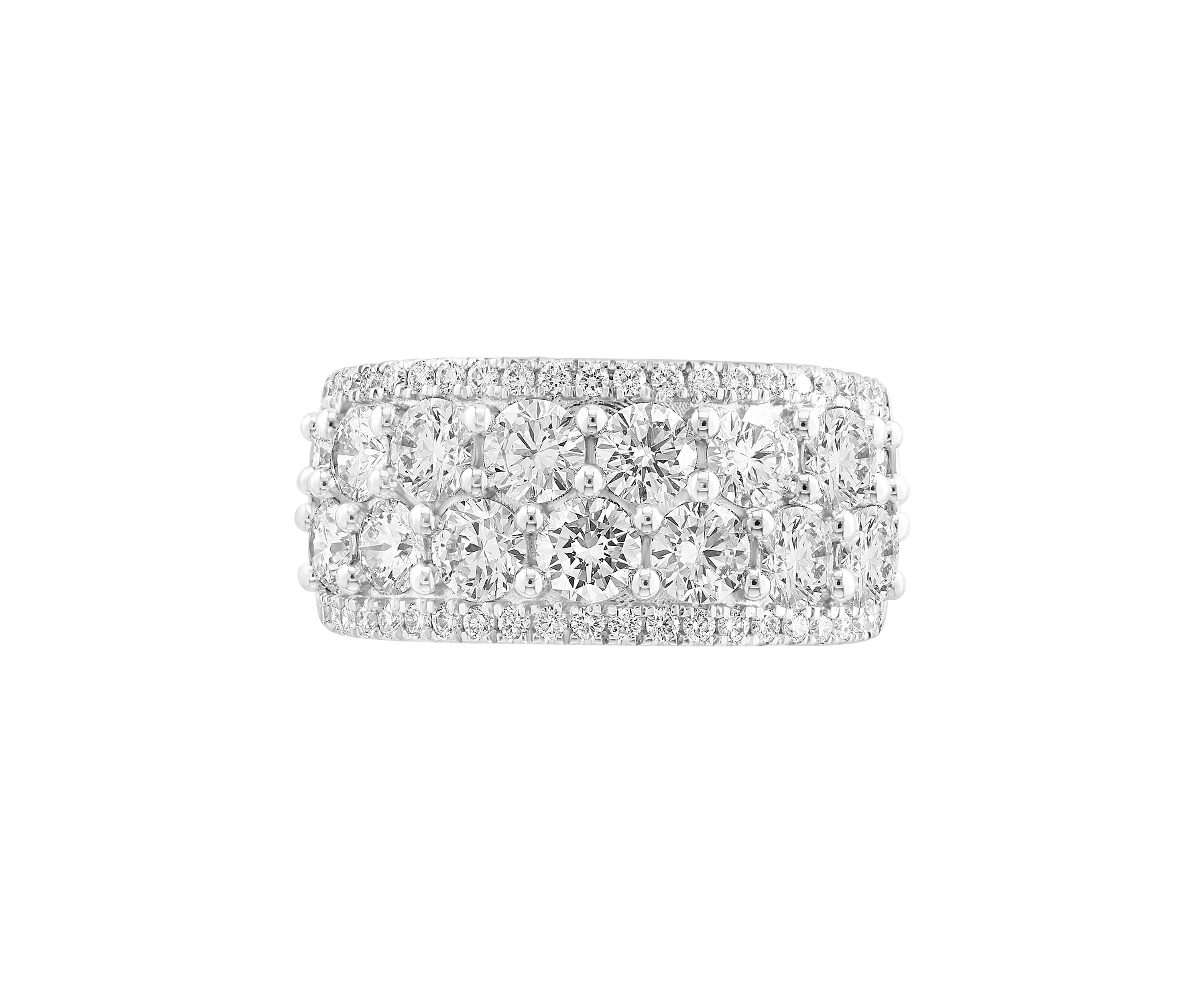   14K White Gold Lab Grown Diamond Ring 