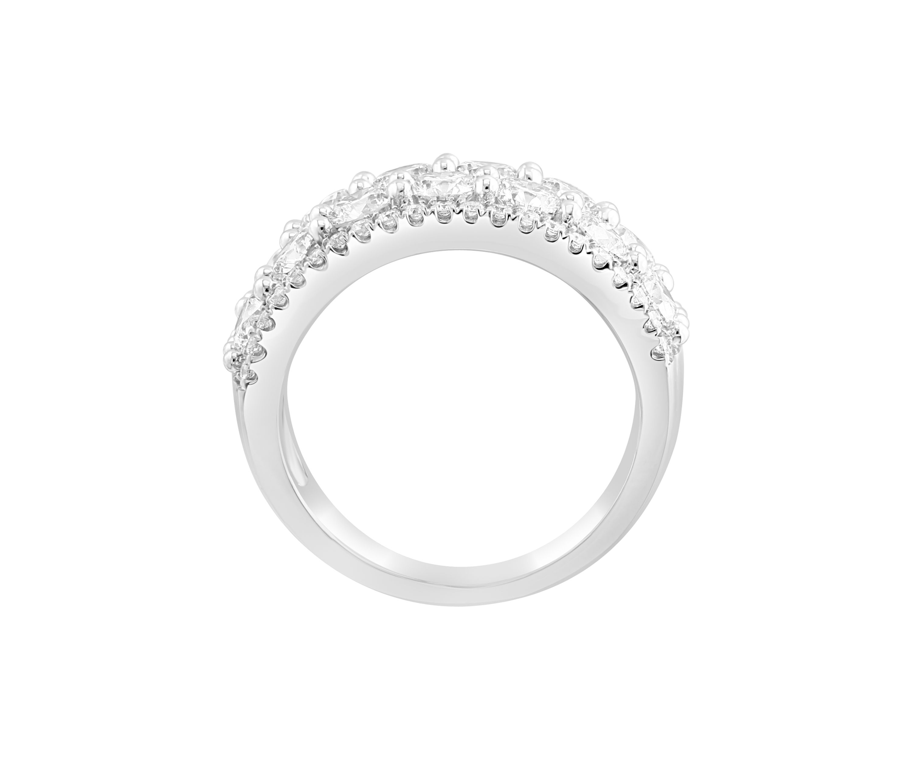   14K White Gold Lab Grown Diamond Ring 