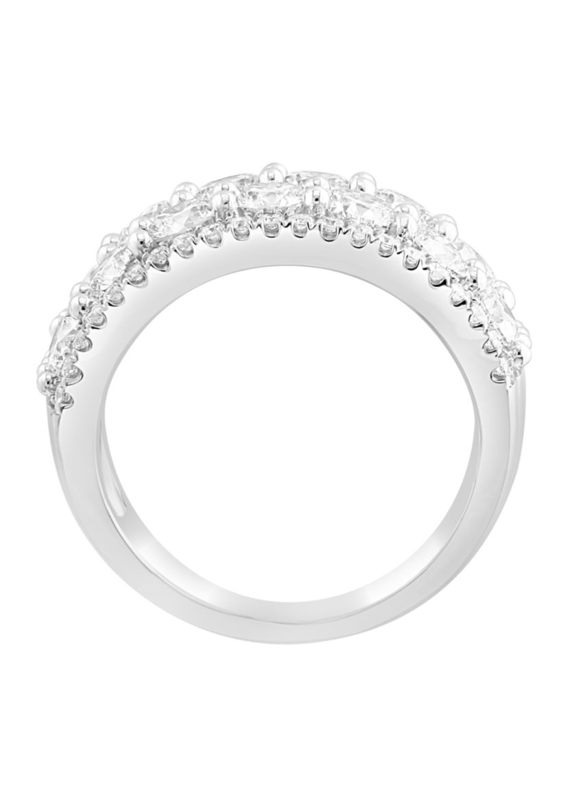   14K White Gold Lab Grown Diamond Ring 