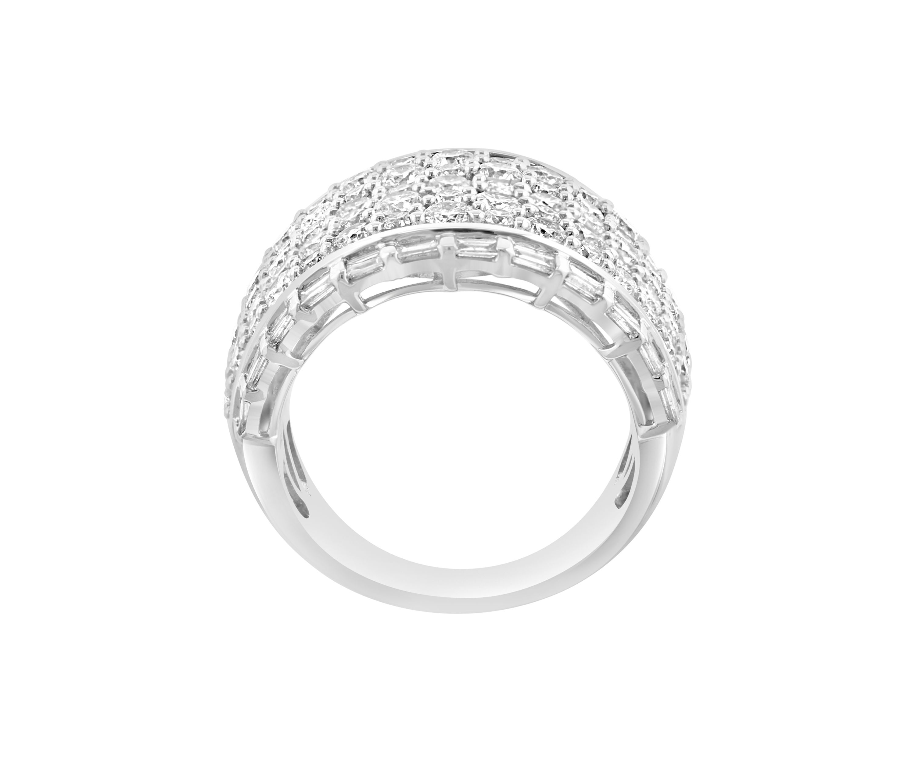 Lab Grown Diamond Ring in 14K White Gold
