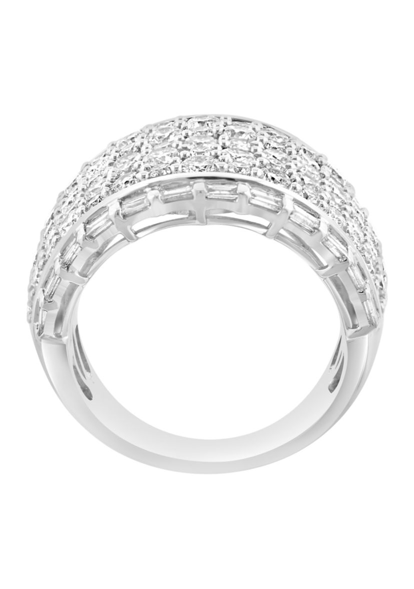 Lab Grown Diamond Ring in 14K White Gold