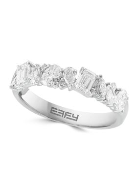 Effy 1 ct. t.w. Lab Created Diamond Band Ring in 14K White Gold, 7 -  0191120833316