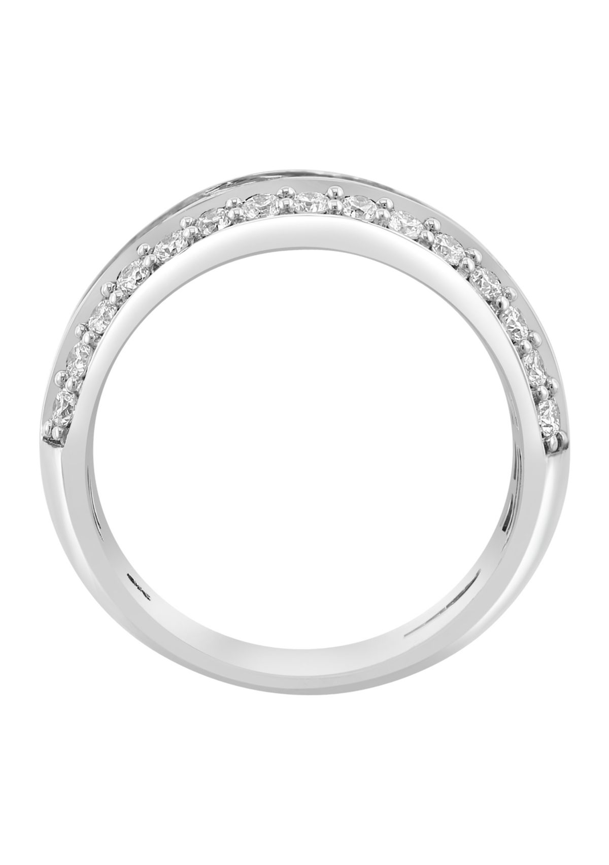 Lab Grown Diamond Ring in 14K White Gold