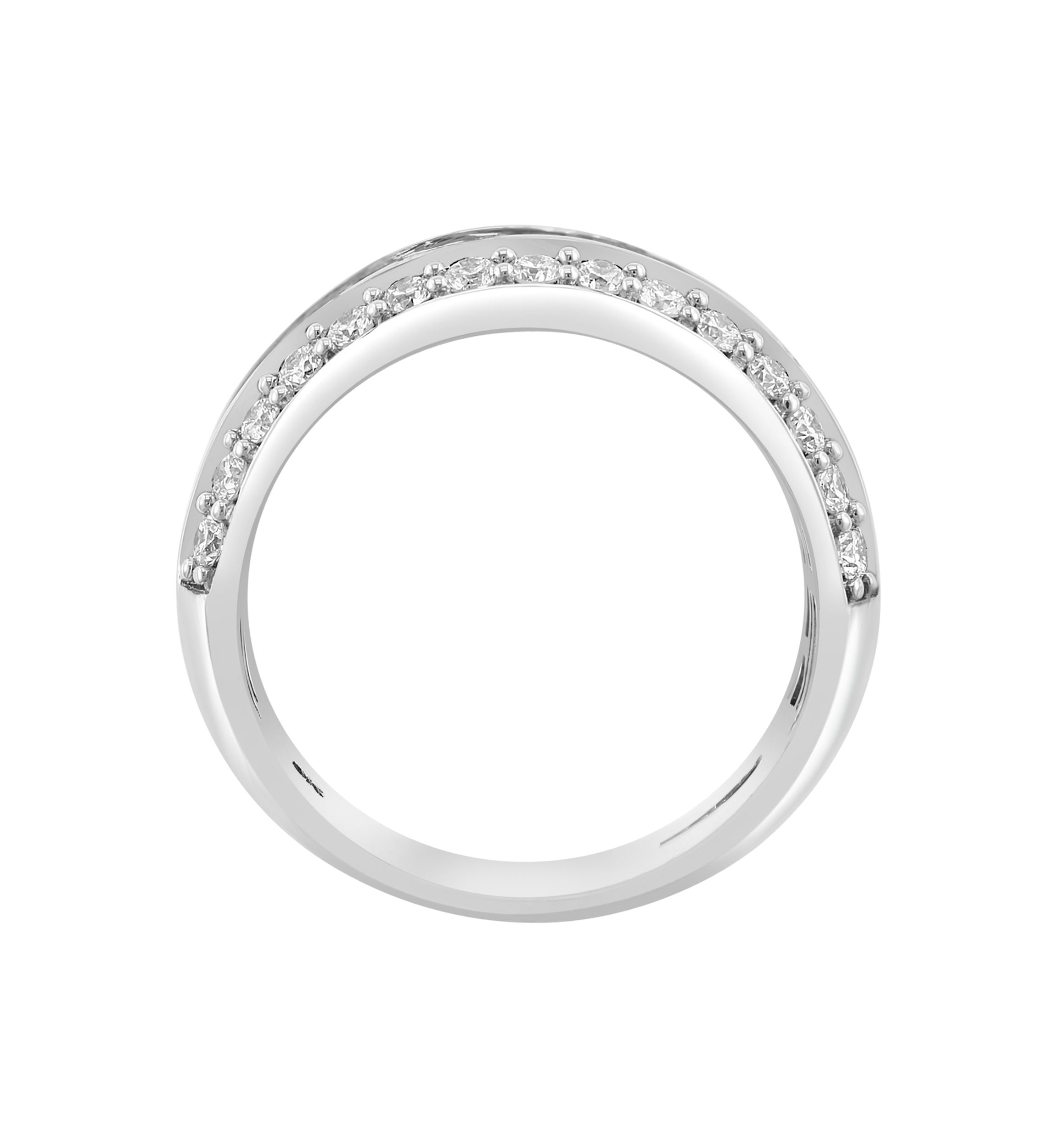 Lab Grown Diamond Ring in 14K White Gold