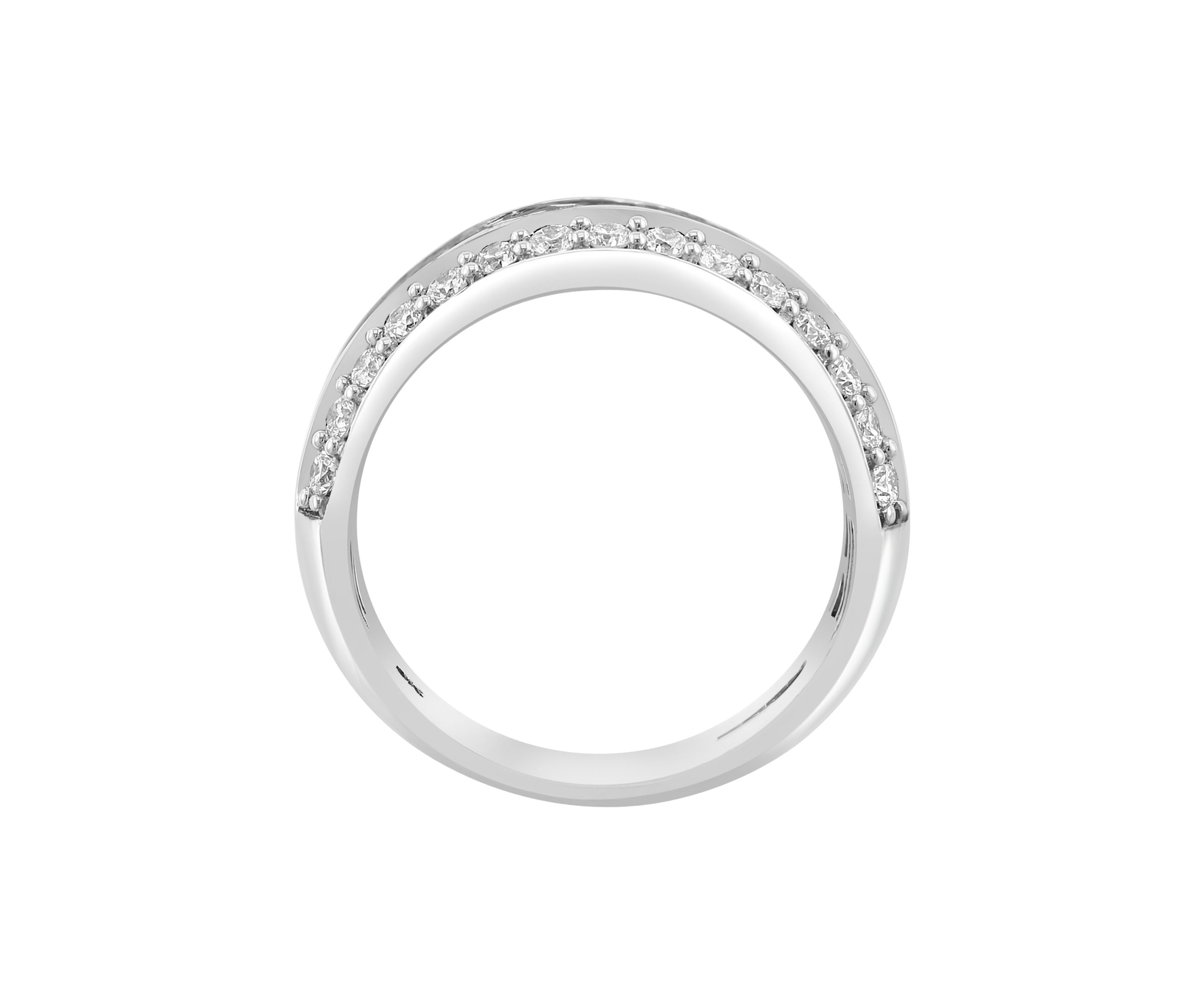 Lab Grown Diamond Ring in 14K White Gold